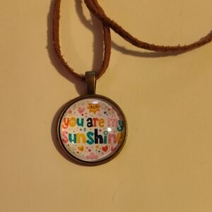 You Are My Sunshine Pendant Necklace